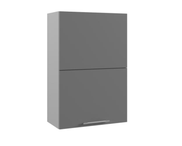 Ройс ПГПМ 600 Шкаф верхний Blum Aventos HF (Мрамор Арктик/корпус Серый)