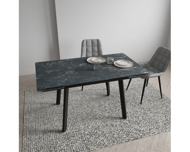 Стол раздвижной Лорд мрамор черный Стол раздвижной Лорд мрамор черный