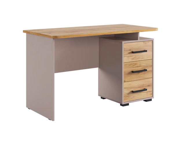 Стол компьютерный 1200 Лайт-2 кашемир / дуб крафт золотой Стол компьютерный 1200 Лайт-2 кашемир / дуб крафт золотой