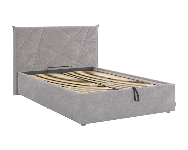 Кровать с подъёмным механизмом 1200 Квест оникс (велюр) Кровать с подъёмным механизмом 1200 Квест оникс (велюр)