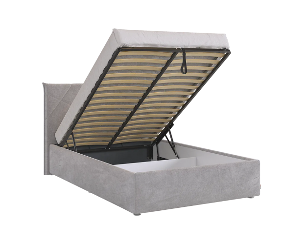 Кровать с подъёмным механизмом 1200 Квест оникс (велюр) Кровать с подъёмным механизмом 1200 Квест оникс (велюр)