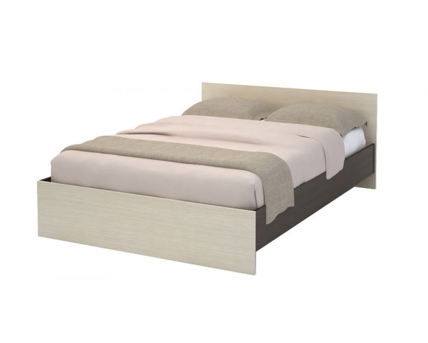 Кровать КР 555 Спальня Basya (венге/белфорт) Кровать КР 555 Спальня Basya (венге/белфорт)