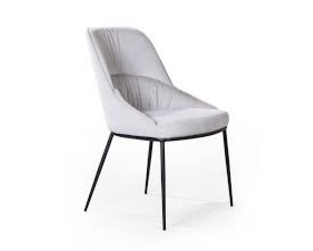 Стул металлический Barkley, микровелюр серый Стул металлический Barkley, микровелюр серый