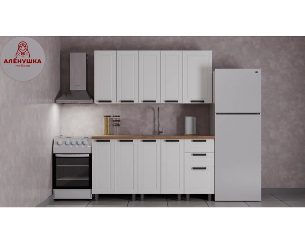Кухонный гарнитур Лилия 1.6 молочный	 Кухонный гарнитур Лилия 1.6 молочный