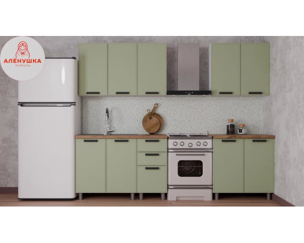 Кухонный гарнитур Лилия 2.0 фисташка Кухонный гарнитур Лилия 2.0 фисташка