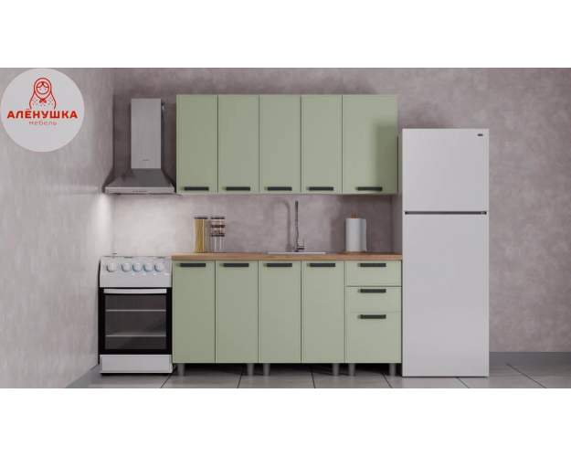 Кухонный гарнитур Магнолия 1.6 фисташка Кухонный гарнитур Магнолия 1.6 фисташка