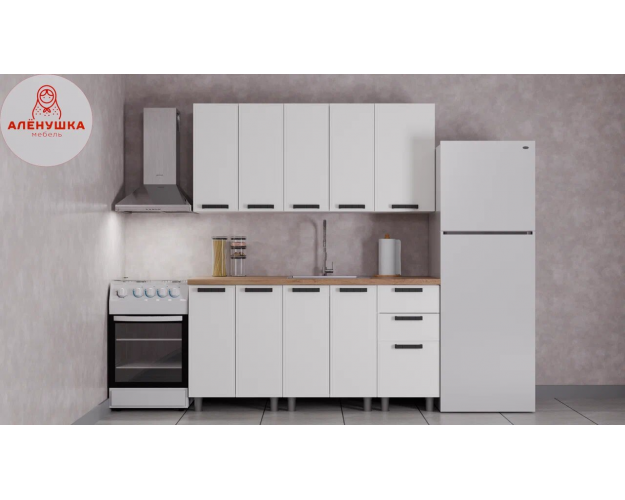 Кухонный гарнитур Магнолия 1.6 молочный Кухонный гарнитур Магнолия 1.6 молочный
